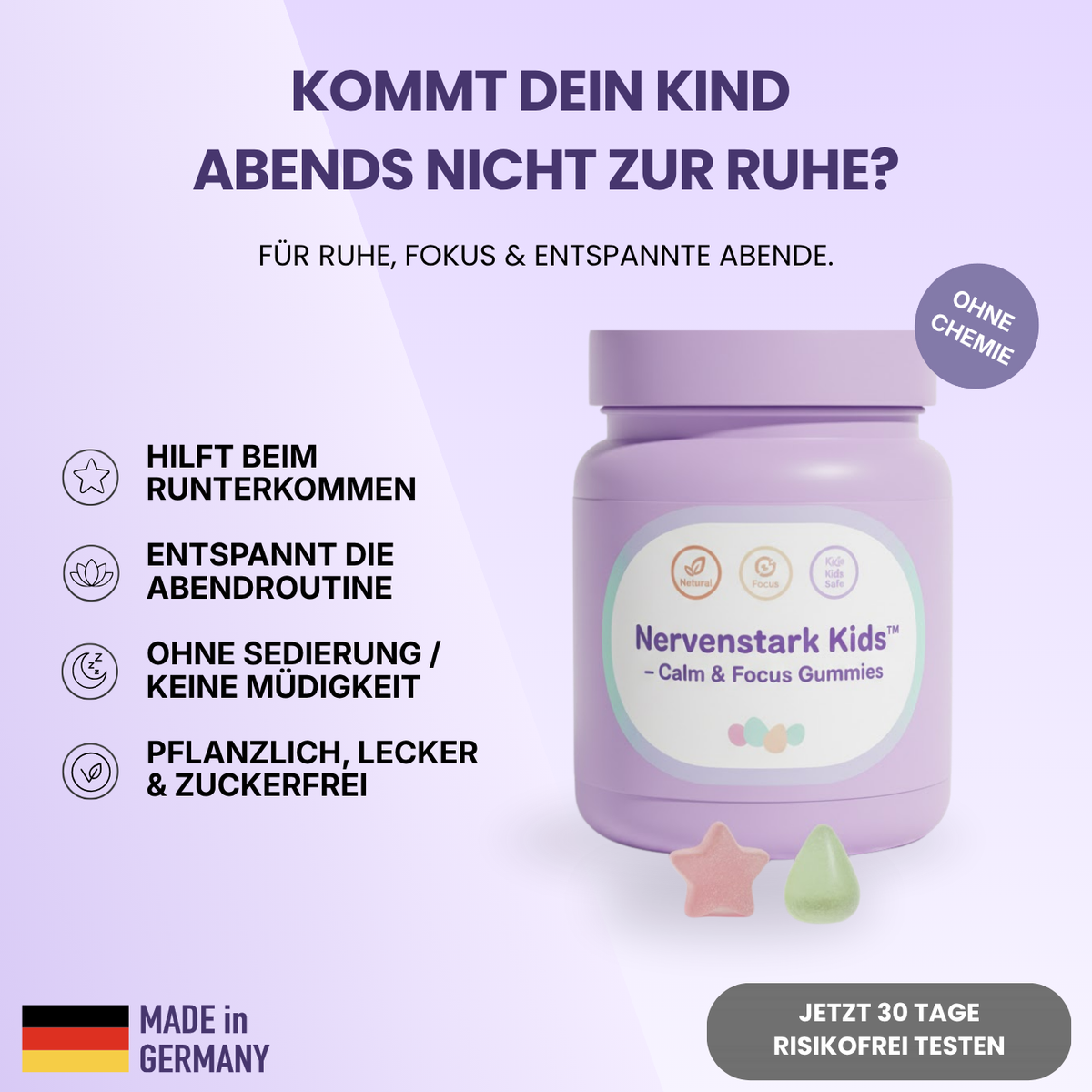 Nervenstark - Ruhe & Fokus für aufgedrehte Kinder